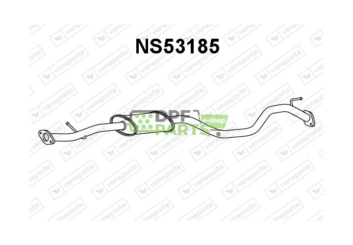 Tłumik NISSAN / RENAULT - 203004EA5A  