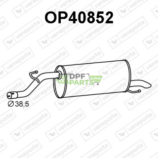 Tłumik OPEL / VAUXHALL - 13220780 5852679 