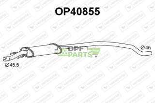 Tlumič OPEL / VAUXHALL - 13220793 5852595