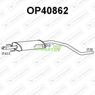 Tłumik OPEL / VAUXHALL - 13220794 5852596