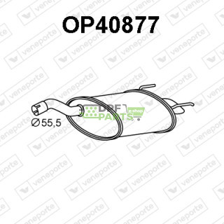 Tlumič FIAT / OPEL / VAUXHALL - 13145320 24422037 51801589