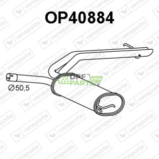 Tłumik NISSAN / OPEL / RENAULT - 2021000QAA 2021000QAB 4412794