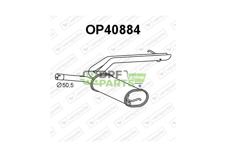 Tlumič NISSAN / OPEL / RENAULT - 2021000QAA 2021000QAB 4412794