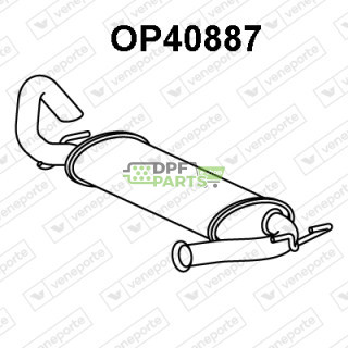 Tłumik NISSAN / OPEL / RENAULT / VAUXHALL - 2011000QAB 2011000QAC 2011000QAD