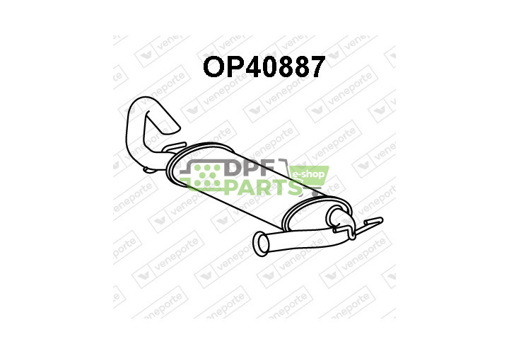 Tlumič NISSAN / OPEL / RENAULT / VAUXHALL - 2011000QAB 2011000QAC 2011000QAD