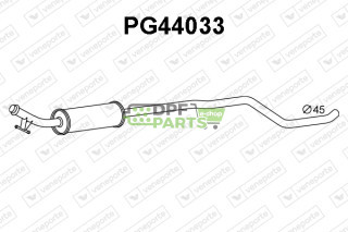 Tłumik PEUGEOT - 1609041280  