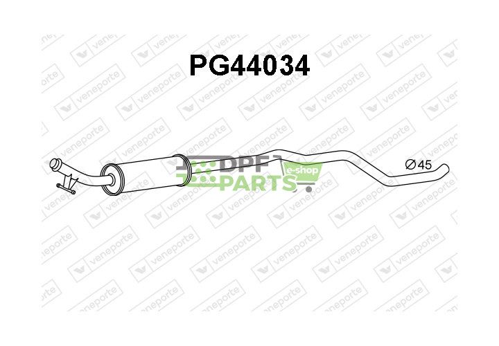 Tłumik PEUGEOT - 1609042580  