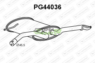 Tłumik PEUGEOT - 1609042680  