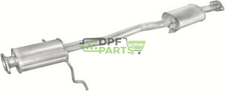 Střední tlumič výfuku MAZDA 323 85-92 1.1/1.3/1.5 SDN/HB/kombi, 12.41 A, E526-40-300A