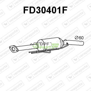 Filtry pevných částic DPF FORD - 1695761 1705180 1751870