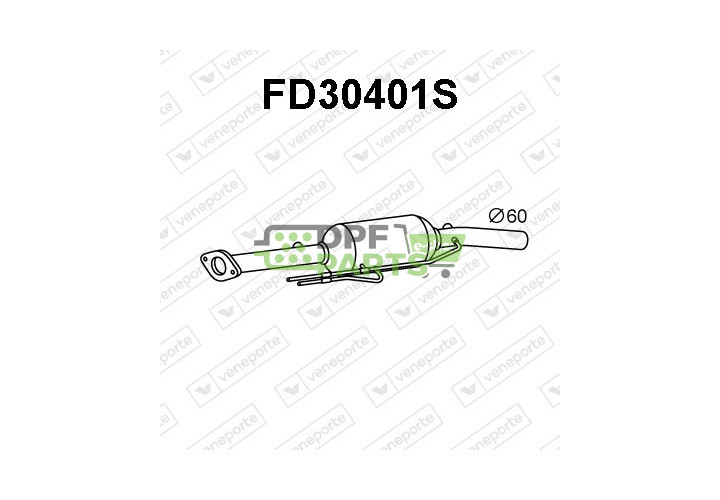 Filtry pevných částic DPF FORD - 1695761 1705180 1751870