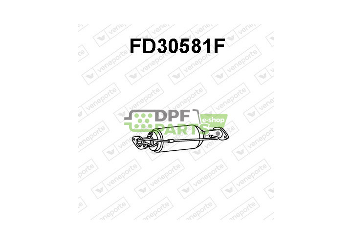 Filtry pevných částic DPF FORD / VOLVO - 1306079 1310191 1361317