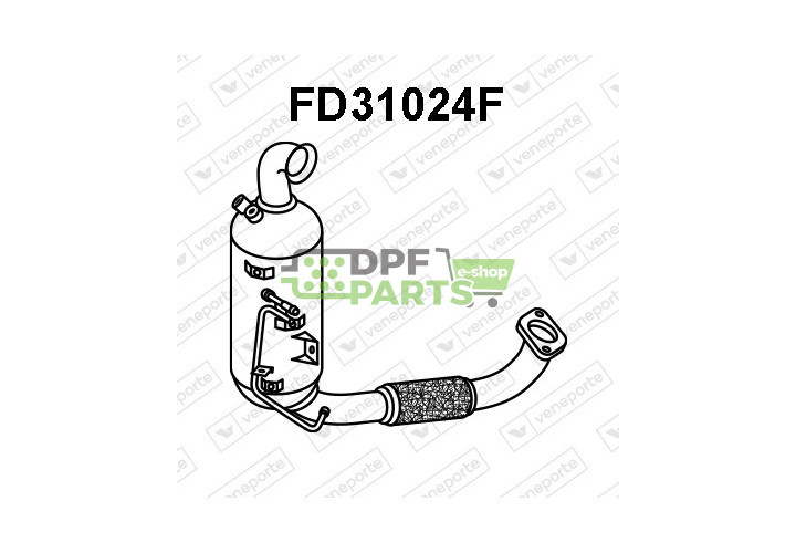 Filtry pevných částic DPF FORD / VOLVO - 1808670 1825246 1847682