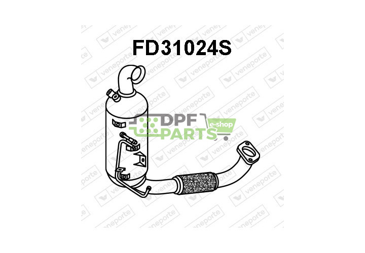 Filtry pevných částic DPF FORD / VOLVO - 1808670 1825246 1847682