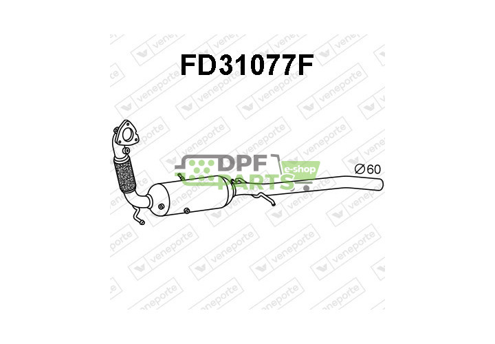 Filtry pevných částic DPF FORD - 1713342 1738755 1772121