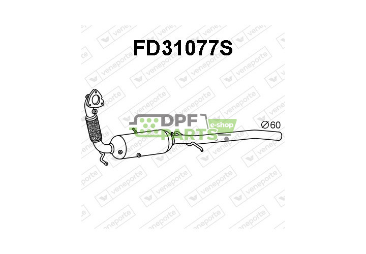 Filtry pevných částic DPF FORD - 1713342 1738755 1772121