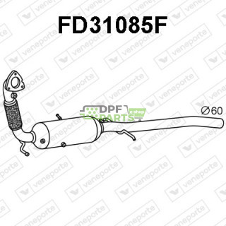 Filtry pevných částic DPF FORD - 1818061 1844609 CC115H270BF