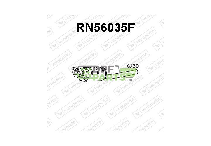 Filtry pevných částic DPF RENAULT - 200100056R 200100153R