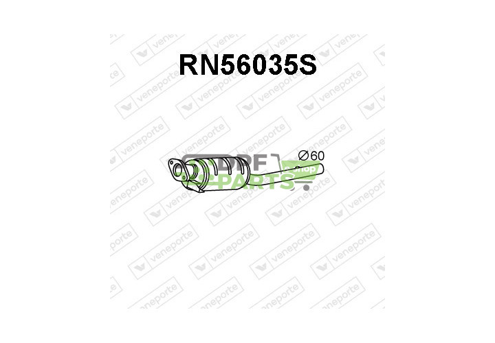 Filtry pevných částic DPF RENAULT - 200100056R 200100153R