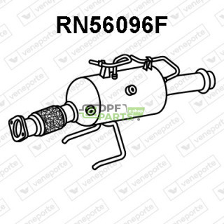 Filtry cząstek stałych DPF NISSAN / OPEL / RENAULT / VAUXHALL - 200100412R 200100514R 200101038R
