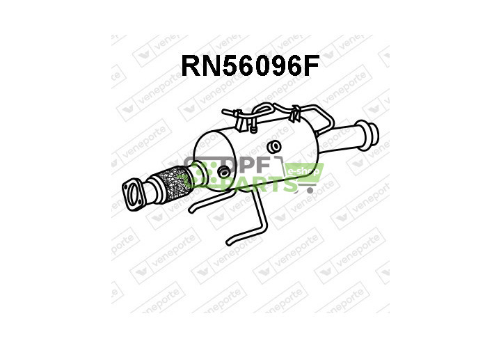Filtry pevných částic DPF NISSAN / OPEL / RENAULT / VAUXHALL - 200100412R 200100514R 200101038R