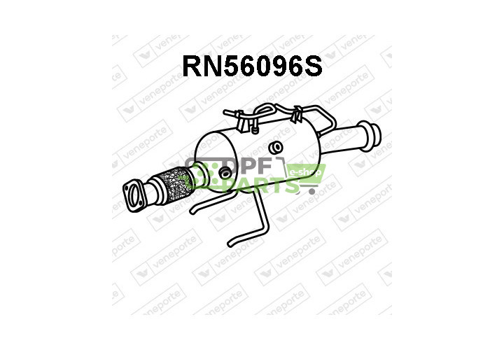 Filtry pevných částic DPF NISSAN / OPEL / RENAULT / VAUXHALL - 200100412R 200100514R 200101038R