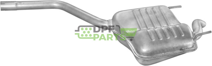 Tłumik końcowy Mercedes C180 1.8 93-94 SDN C200 2.0 D 93-96 SDN, Polmo 13.167 A, OE 2024900715