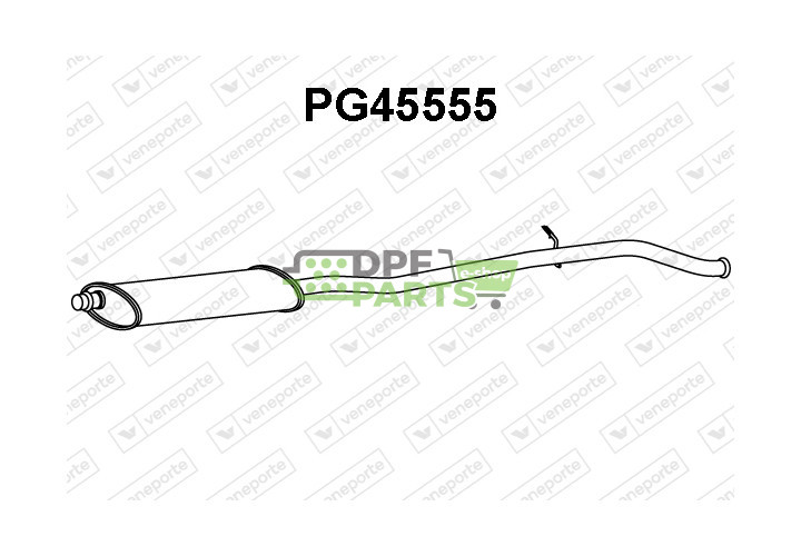 Koncový tlumič výfuku PEUGEOT - 1717C7 9675728380