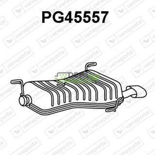 Tłumik CITROËN / PEUGEOT - 172680 1726AX 1726FL