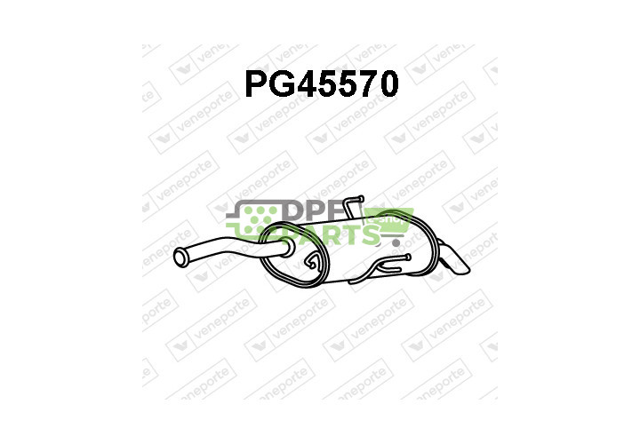 Tłumik PEUGEOT - 1726GH 1726GP 1726RX