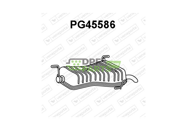 Tłumik PEUGEOT - 1726AW 1726F6 1726W1