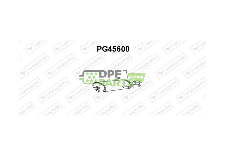 Tłumik PEUGEOT - 1726JX  