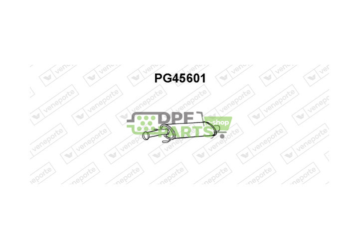 Tłumik CITROËN / PEUGEOT - 171746 173137