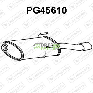 Tłumik PEUGEOT - 1726SW  