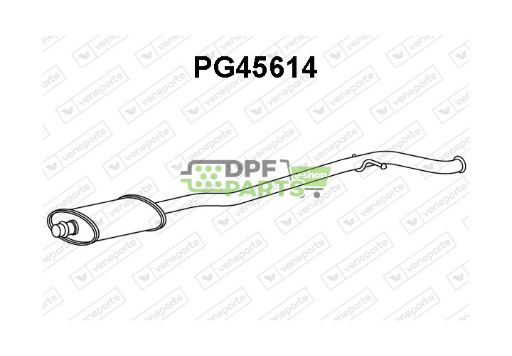 Tłumik PEUGEOT - 1717L5  
