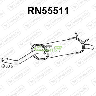 Tłumik RENAULT - 7700412252 7700426200 7700432349