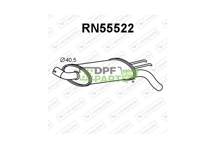 Tłumik RENAULT - 7700416501 7700432250