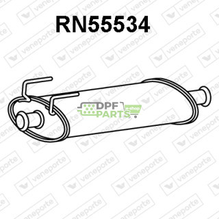 Tłumik NISSAN / OPEL / RENAULT / VAUXHALL - 2030000Q0A 2030000QAA 2030000QAB