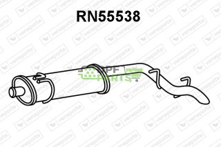 Tłumik OPEL / RENAULT / VAUXHALL - 4500129 4502799 7700302363