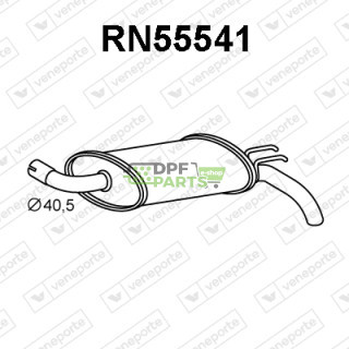Tłumik RENAULT - 7700424778 7700821226 8200716711
