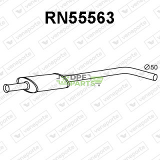 Tłumik RENAULT - 7700425778 8200187970 