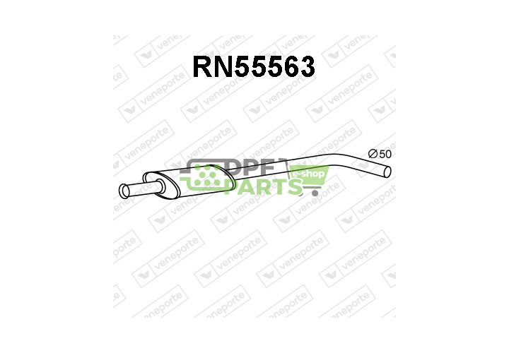 Tlumič RENAULT - 7700425778 8200187970