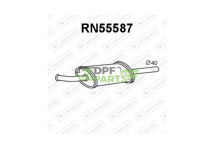 Tłumik RENAULT - 8200038994  