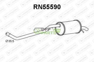 Tłumik DACIA / RENAULT - 200104223R  