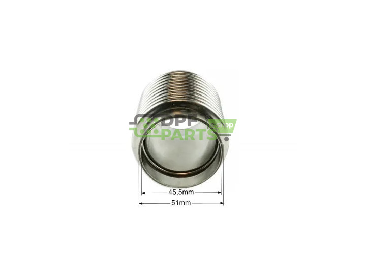 Kierunkowy łącznik elastyczny wydechu 45mm dł 63mm