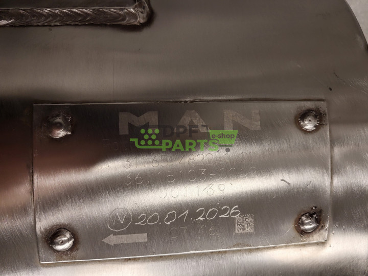 Katalizator DOC MAN Lions City, Lions Coach Euro 6 - 36.15103.0012 36151030012