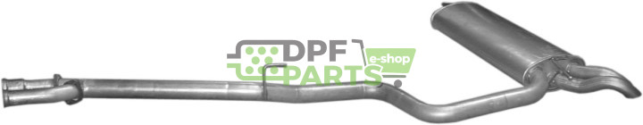 Tłumik końcowy Mercedes E270 2.7 CDi TD 06/99-05/03 Combi, Polmo 13.185 A, OE 290 490 57 21