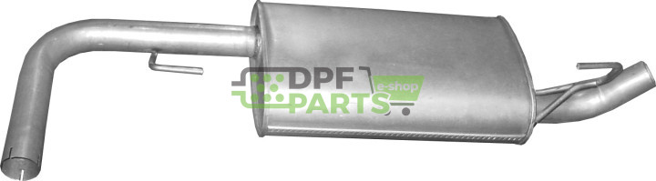 tlumič Nissan Pathfinder 2.5 dCi TD, Polmo 15.215 A, OE 20100-EB300 20100-EB3AA 20100-EB3BB