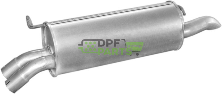 Koncový tlumič výfuku Opel Omega A 2.6i 86-94 3.0i 90-94, Polmo 17.220 A, OE 852867 90299364 90399099