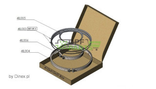 Zestaw montażowy DPF MAN EURO 6 - 81974200184 81159010043 81159010044 81974200185